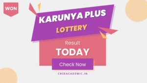 Karunya Plus Lottery Result Today