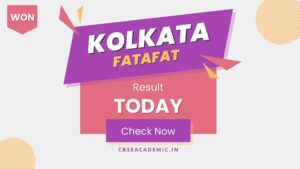 Kolkata Fatafat Result Today